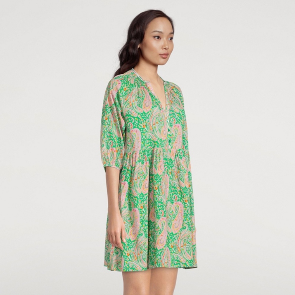 BA&SH ODEAN MINI DRESS - Picture 3 of 4